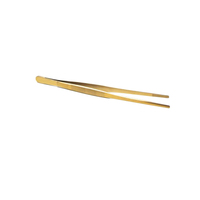 SIGAL MEDCO Pince longue en acier inoxydable de qualité alimentaire, lot de 2, argent, écologique, personnalisable, accessoires de cuisine, barbecue, jardin, MOQ
