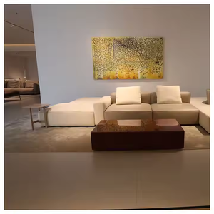 Ensemble de canapés de salon de luxe canapé inclinable moderne en forme de L confort de la maison de conception scandinave - Product Image 5