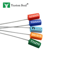 Sello de Cable de Acero YTCS107 A3, Diámetro de 1.0/1.8 mm, Longitud Personalizable, Opciones Multicolor para Sellado de Carga Logística