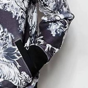Blouson Bomber Unisexe Décontracté d'Hiver Coupe-Vent en Toile Coupe Ajustée avec Col Montant et Capuche – Vente en Gros - Product Image 3