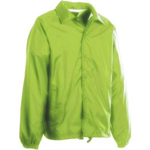 Veste coupe-vent légère pour femmes de couleur personnalisée imperméable à manches longues avec fermeture à bouton pression - Product Image 1