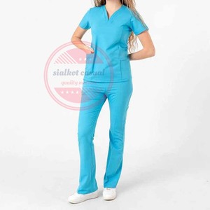 Uniformes médicos Venta al por mayor Traje médico de enfermería para mujeres - Product Image 3