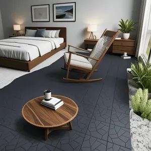 Ensemble de carreaux de terrasse à emboîtement faciles à nettoyer 11.8x11.8 pour plancher de patio 44 pièces - Product Image 1