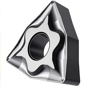 Plaquettes de tournage indexables WNMG 080404E-NFT7335 D. 5.16mm MT-CVD revêtues ISO, lot de 10 pour tournage d'outils - Product Image 2