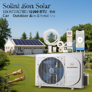 Mini-split solaire EG4 12K AC/DC 22,5 SEER 12 000 BTU pour camping-car, maison, voiture, extérieur et hôtel - Product Image 3