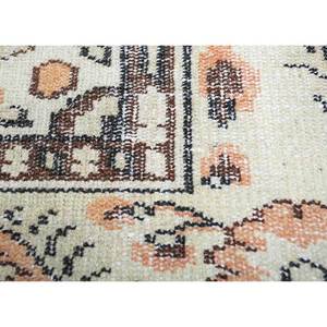 Tapis en laine noués à la main de grande taille, style vintage, motif médaillon rouge et orange, pour salon ou couloir - Pae-2606 - Product Image 3