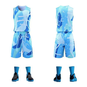 Latest Designs Quality Reversible Basketball Uniforms New Design Sublimation Latest <b>Top</b> Quality ReversibleBasketball Uniforms - Product Image 3