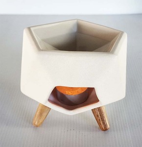 Conception populaire fait à la main en céramique arôme chauffe-huile cire fondre brûleur thé à la menthe pour la maison parfum japonais encens noël - Product Image 2