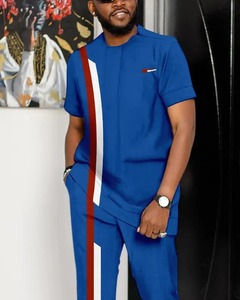 Ensemble de vêtements de sport pour hommes t-shirt à manches courtes pantalon long ensemble 2 pièces pour hommes survêtement en coton tendance imprimé en 3D vêtements surdimensionnés décontractés - Product Image 6