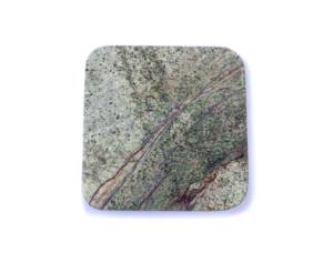 Ensemble de dessous-de-verre décoratifs pour table à thé et à café, en marbre gris naturel CSW-1606, forme octogonale, écologique, de qualité supérieure, émaillé - Product Image 4