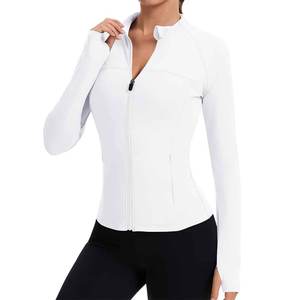 Chaqueta de chándal de buena calidad superior 2025 poliéster Spandex transpirable elegante aspecto chaquetas de chándal para mujer - Product Image 5