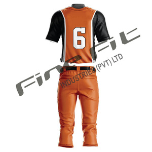 ชุดเครื่องแบบทีมเบสบอลของผู้ชายชุดเสื้อคอวีและกางเกงระบายอากาศใส่สบายสำหรับกีฬาเบสบอลของสโมสร - Product Image 4