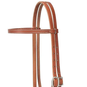 Nouvelle arrivée en cuir véritable Headstall Western Horse Bride Horse Tack en cuir Western Headstall Cowboy Western Horse Tack Set - Product Image 1