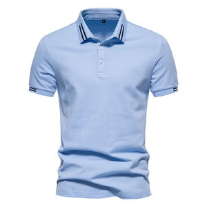 Polos de manga corta de alta calidad para hombre, Polo personalizado para hombre, Polo de golf con diseño bordado personalizado - Product Image 2