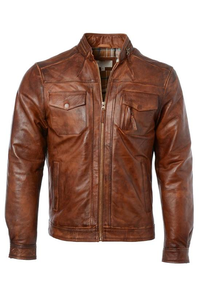 Chaqueta de Moda Masculina con Cuello Camisero, Diseño Moderno, Cómoda, de Piel de Vaca de Alta Calidad 2026, Transpirable, Ecológica, Estilo Urbano - Product Image 6