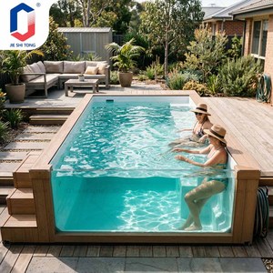 Piscine en fibre de verre préfabriquée hors sol, piscine de luxe pour extérieur, jardin, villa, hôtel, piscine conteneur - Product Image 2