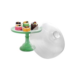 Soporte de hierro verde y vidrio para pasteles, soporte de almacenamiento para tartas con cúpula de vidrio, placa de almacenamiento para Tartas, venta al por mayor y fabricación, 1 unidad - Product Image 6