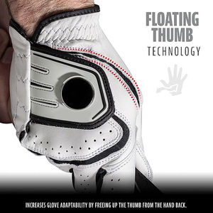 Guantes de golf transpirables de tela suave de material superventas Premium para actividades al aire libre Fabricación disponible en cuero de piel de oveja - Product Image 2