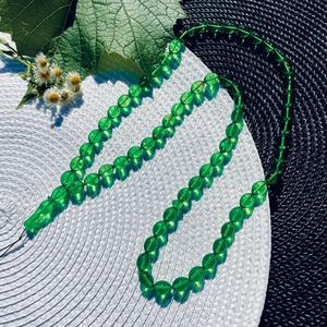 Chapelet de prière islamique en ambre de la Baltique, perles d'olivier vertes, chapelet de prière islamique en cristal vert pour musulmans, Tasbih religieux - Product Image 6