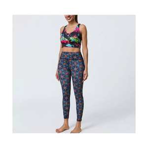 Pantalones de Yoga Estampados de Cintura Alta para Mujer, Ropa Deportiva Elástica para Gimnasio y Fitness - Product Image 1