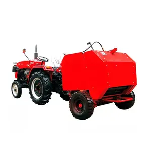 0850 Mini Round Hay Baler Agriculture Farm Machine Twine Blind Independent Hydraulic System