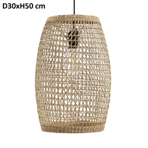 Best Choice Design Seagrass Rattan Raffia <b>Lampshade</b> Frame Chandelier <b>Lampshade</b> Customize Size Color Kitchen <b>Space</b> Organizer - Product Image 2