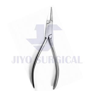 High Quality 8\" Manual <b>Flat</b> <b>Nose</b> <b>Pliers</b> with Serrated Jaws Veterinary Orthopedics Instruments CE ISO Approved Hot Sales - Product Image 6