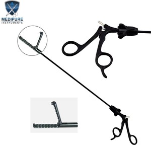 Pinza Laparoscópica Duradera de 2x3 Dientes, 5 mm x 36 cm, Ideal para Cirugía Mínimamente Invasiva de Vesícula Biliar, MEDIPURE INSTRUMENTS - Product Image 1