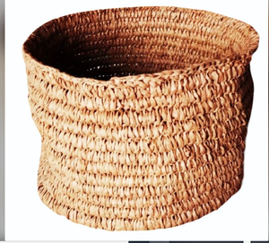 Cesta Ovalada de Rafia de Yute Resistente con Asa, Tejido Ecológico para Uso Duradero de Bebidas - Product Image 4