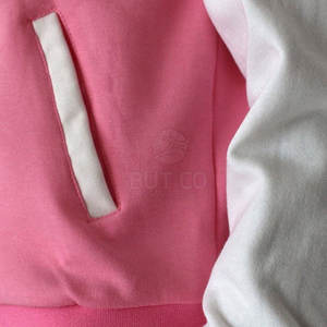 Veste Letterman personnalisée pour hommes dernière conception manches complètes différentes couleurs coton/laine col mandarin respirant fabriqué au Pakistan - Product Image 4