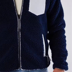 Modern Fit <b>Sherpa</b> Fleece <b>Jacket</b> For <b>Men</b> With Stylish High Collar Full Zip And Smooth Finish Ideal For Any Wardrobe Choice - Product Image 4