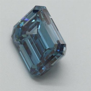 Vente en gros de diamants de laboratoire de 2,00 carats, taille émeraude, couleur bleu vif fantaisie, qualité VS1, certifiés IGI, prix fabricant et fournisseur en gros - Product Image 5