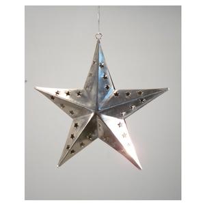 Adornos colgantes de estrella de Metal con acabado de mercurio dorado para el hogar Navidad X Mas árbol adornos colgantes decorativos - Product Image 5