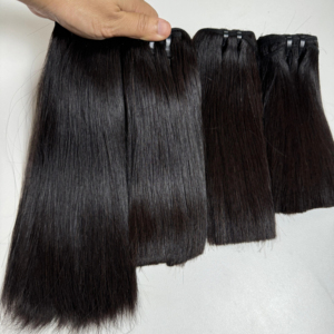 Usine directe pas cher 100% Extensions de trame de cheveux humains vierges vietnamiens Super Double dessiné sans couture plat beaucoup de couleurs naturelles - Product Image 1