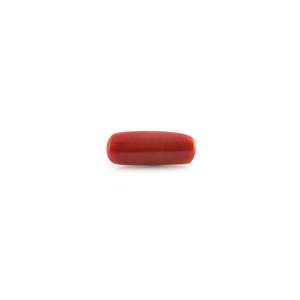 Perles de corail rouge de 8,51 carats, bijoux en os de coquillage et en corail - Product Image 2