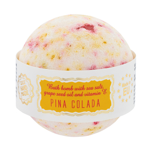 Bomba de Baño Efervescente de Coco y Piña Tropical, Marca Privada, Pina Colada, Producto de Baño Orgánico Vegano para Spa, OEM, ODM, Venta al Por Mayor - Product Image 1