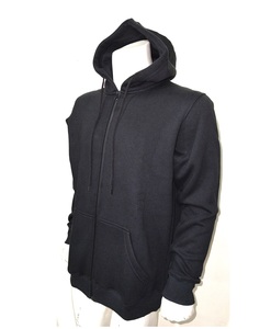 Ventes en gros de sweats à capuche unisexes en molleton de coton personnalisés avec logo, respirants, 320g, surdimensionnés, unis, 100% coton, pour hommes, automne - Product Image 3