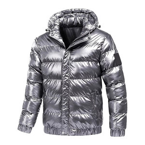 Competitive Quality Custom Warm Front Printed Waterproof Bomber Jacket Hooded Winter Jacket for <b>Men</b> - Product Image 1