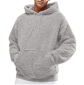 Pakistan Made <b>Men's</b> <b>Sherpa</b> Furry Winter Warm <b>Hoodies</b> Full Sleeves Heavyweight Hooded Casual Sharpa Street Wear Cotton Blended - Product Image 6