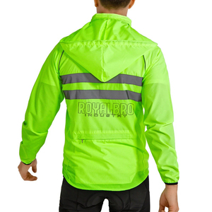 Chaquetas de ciclismo a prueba de viento para hombre, reflectantes, impermeables, con diseño fluorescente para correr, ciclismo, senderismo - Product Image 3