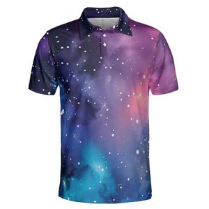 Athlétique personnalisable pour polos pour le sport Évacuation de l'humidité Golf-Style Respirant Polyester OEM Solide Sublimation Imprimé - Product Image 1