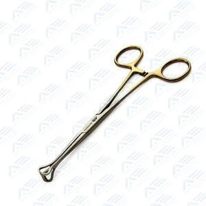 Instruments d'outil vétérinaire intestinal Pince à tissus Babcock Pince à tissus Babcock 6.4 "Instrument médical chirurgical - Product Image 4