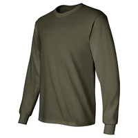 T-shirt régulier pour hommes de haute qualité à manches longues couleur personnalisée sonnerie décontractée T-shirts à manches longues respirants et confortables