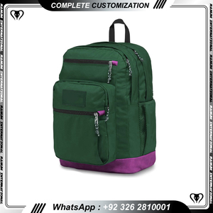 Sac à dos unisexe pour ordinateur portable avec fermeture à glissière pour l'école de voyage d'affaires et de loisirs-pour les étudiants et les professionnels - Product Image 2