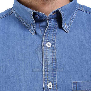Chemises en jean en coton à manches longues de la meilleure qualité / Chemises en jean pour hommes de qualité bon marché et très confortables - Product Image 5