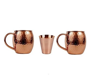 Mug à Moscow Mule en cuivre lisse et uni, 550 ml, pour la maison et les restaurants - Product Image 3