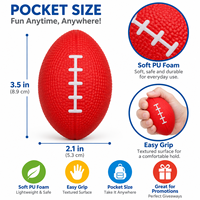 Ballon de football souple anti-stress en mousse, vente en gros, impression numérique personnalisée, logo promotionnel, utilisation portable