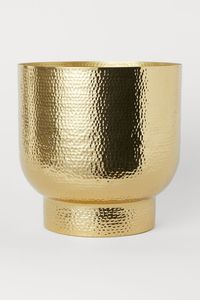 Pot de fleur et jardinière en or pour les maisons et le jardin Pots de fleurs martelés décoratifs et jardinière avec les meilleurs pots de qualité supérieure - Product Image 2