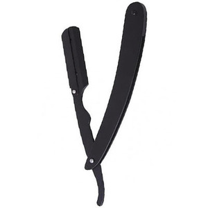 Maquinillas de afeitar para depilación, tijeras de peluquería de acero inoxidable con revestimiento negro - Product Image 2