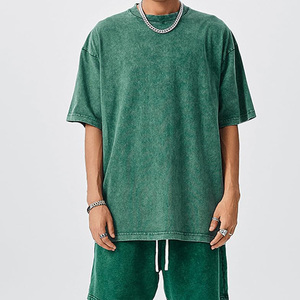 Ropa de calle estampada, camisetas gráficas, camiseta en blanco de talla grande para hombre, ropa de lavado ácido, camiseta para hombre, camisetas Vintage personalizadas de gran tamaño en stock - Product Image 1